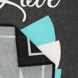 Полотенце кухонное 50х60см "Love", рогожка, хлопок 156г/м2, без упаковки, "Домашняя мода" (Россия)