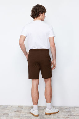 TRENDYOL MAN Kahverengi Regular/Normal Kesim Basic Sort & Bermuda TMNSS20SR0169 - Trendyolmilla фото 9
