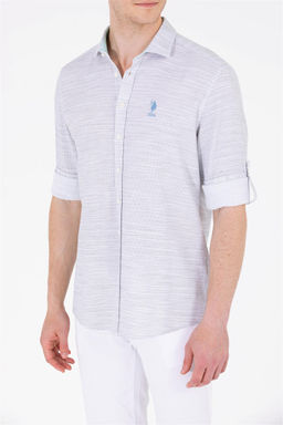 U. S. Polo Assn Мужская рубашка с длинным рукавом Stone Неожиданная скидка в корзине - U.s. polo assn фото 6