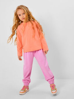 ACOOLA / Джемпер детский для девочек Claret персиковый  фото 2