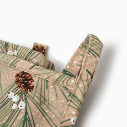 Набор Spruce branches Варежка-прихватка новогодняя 20?28 см, прихватка 19?19 см, 100% хл, ватин 250 г/м?