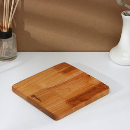 Тарелка Adelica «Классика», 19×1.8 см, пропитана минеральным маслом, дерево, берёза