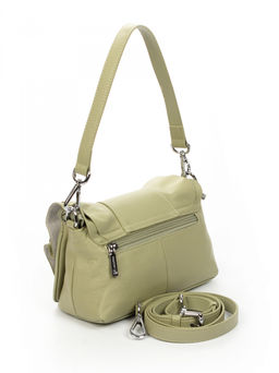 LACCOMA сумка АУ4497-зеленый натуральная кожа хлопок