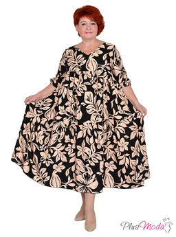 Платье Модель №1530 размеры 44-84 - Plusmoda фото 3