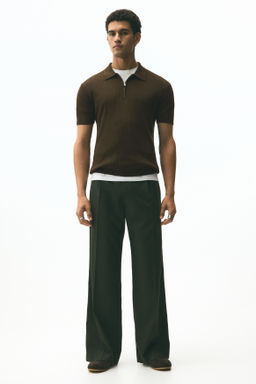 Polo con media cremallera Slim Fit - H&m фото 7