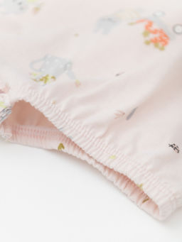 Комбинезон для девочки с длиным рукавом 2шт., бел/роз - Lesi kids фото 7