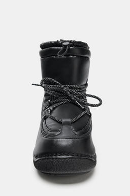 LAMINATED QUILTED ANKLE BOOTS - SKI COLLECTION - Zara фото 11