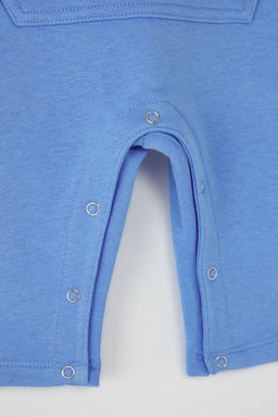 Mavi 2li K?z Bebek Pamuklu Bask?l? K?sa Kol Orme Tulum TKDSS25TU0009 - Trendyolmilla фото 4