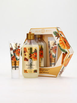 Подарочный набор новогодний Тёплые объятия, гель для душа 300 мл и лосьон для тела 85 мл, URAL LAB