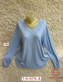 Свитер женский с v-вырезом - Bruno фото 4