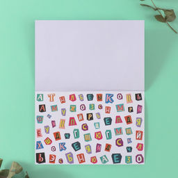Наклейки в книжке «Алфавит», 3 фона, 20.7×14.2 см