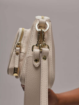 Сумка на плечо Deboro 31103 ванильное молоко