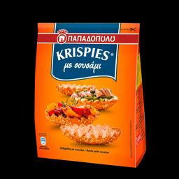 Сухари Krispies с кунжутом 200г пачка