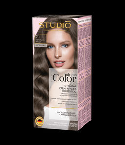 Стойкая Крем-Краска д/в "Студио Профешнл" Ultima Color тон 7.1 пепельно-русый (50/50мл).8 /252797/