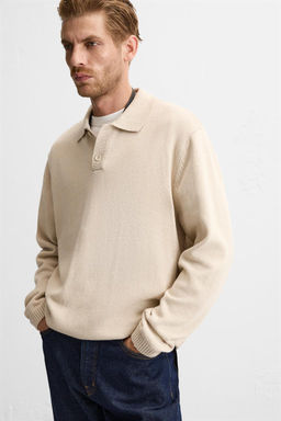 COTTON KNIT POLO SHIRT - Zara фото 13