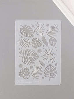 Цена за 4 шт. Трафарет пластик А5 «Монстера», 14.8×21 см