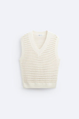 CUTWORK VEST - Zara фото 6