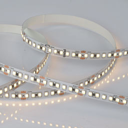 ULS-2835-168LED/m-10mm-IP20-DC24V-14W/m-5M-3000K Гибкая светодиодная лента на самоклеящейся основе. Катушка 5 м. в герметичной упаковке. Белый свет (3000K). ТМ Uniel.