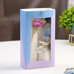 Набор подарочный с диффузором Ваза с цветком лаванда, Богатство Аромата  фото 7