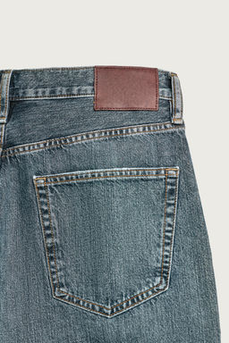 BERMUDA DENIM LOOSE FIT / Azul / Verde - Zara фото 9