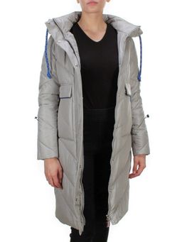 9190 GREY Пальто зимнее женское EVCANBADY (200 гр. холлофайбера) - Fashion фото 6