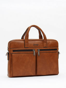 Портфель 6677-3 brown Jeep