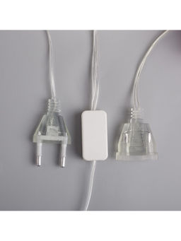 Гирлянда Нить 5 м с насадками Розы жёлтые, IP20, прозрачная нить, 20 LED, свечение тёплое белое, 220 В - Luazon lighting фото 18