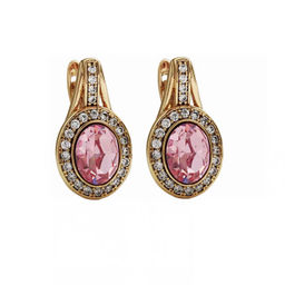 Серьги с кристаллами Swarovski