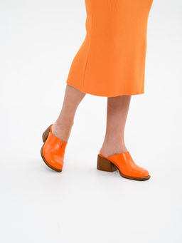 Сабо 5132.23663br.Оранжевый+коричневый