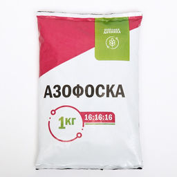 Цена за 3 шт. Удобрение минеральное Азофоска (нитроаммофоска), 1 кг