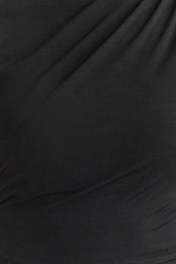 TRENDYOLMILLA Siyah Vucuda Oturan Orme Kumas Mixli Midi Dokuma Elbise TWOSS25EL00136  фото 13