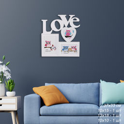 Фоторамка коллаж Любовь 37х33 см / K9038 /уп 24/ 3 фото