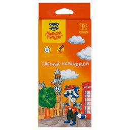 Карандаши Мульти-Пульти "Енот в Англии" 12цв. (СР_67794)