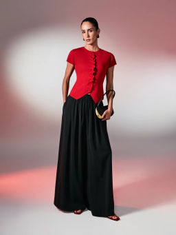 Широкие брюки из вискозы ZR2605022102-50 / Zarina