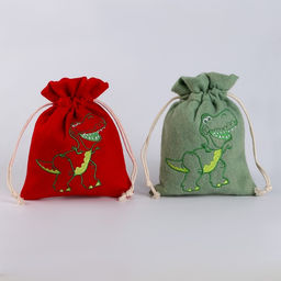 Мешок для подарков Дракон, р. 17 х 13 см, цвет МИКС - Simaland фото 4