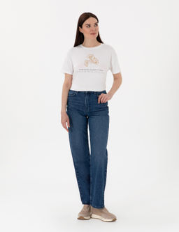 Beyaz Regular Fit Ti__rt - Pierre cardin фото 4