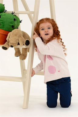 U. S. Polo Assn Кремовый свитер с круглым вырезом для девочек - U.s. polo assn фото 9