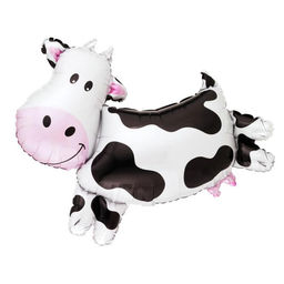 Цена за 5 шт. Воздушный шар фольгированный 16" «Коровка», фигура, для палочки