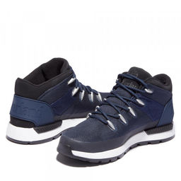Мужские ботинки Timberland Sprint Trekker Mid Fabric WP синие  фото 5