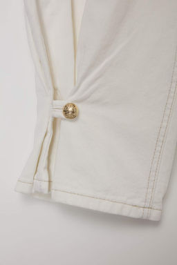 Limited Edition Ekru Paca Detayl? Yuksek Bel Baggy Jeans TWOSS26JE00255 - Trendyolmilla фото 7