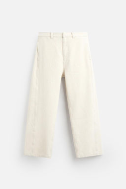 RELAXED FIT COTTON AND HEMP JEANS - Zara фото 6