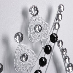 Часы настенные интерьерные «Капля с завитками», серия: Ажур, бесшумные, плавный ход, 69×50 см, d=21 см