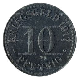 Монета 10 пфеннигов 1917 года Германия  Нотгельд (Кассель)