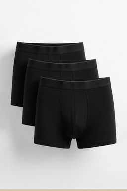 TRENDYOL MAN Lacivert 3lu Paket Duz Boxer TMNAW20BX0063 - Trendyolmilla фото 3