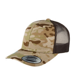 Бейсболка FLEXFIT арт. 6606MC (коричневый / камуфляж)