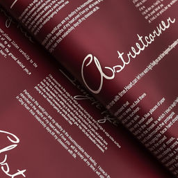 Цена за 20 шт. Пленка для цветов и букетов «Новости Love», винный, 58×58 см