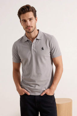 TRENDYOL MAN Gri Regular/Normal Kesim Nak?s Detayl? Polo Yaka T-shirt TMNSS25PO00017 - Trendyolmilla фото 33