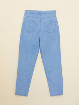 Renk Bloklu K?z ?ocuk Mom Jean Pantolon - Waikiki фото 2