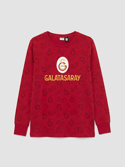 Galatasaray Bask?l? Erkek ?ocuk Pijama ?st