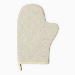 Набор кух. Доляна Зайчиха: варежка 20х28 см, прихватка 17х17 см, 35% хл, 65% пэ  фото 3